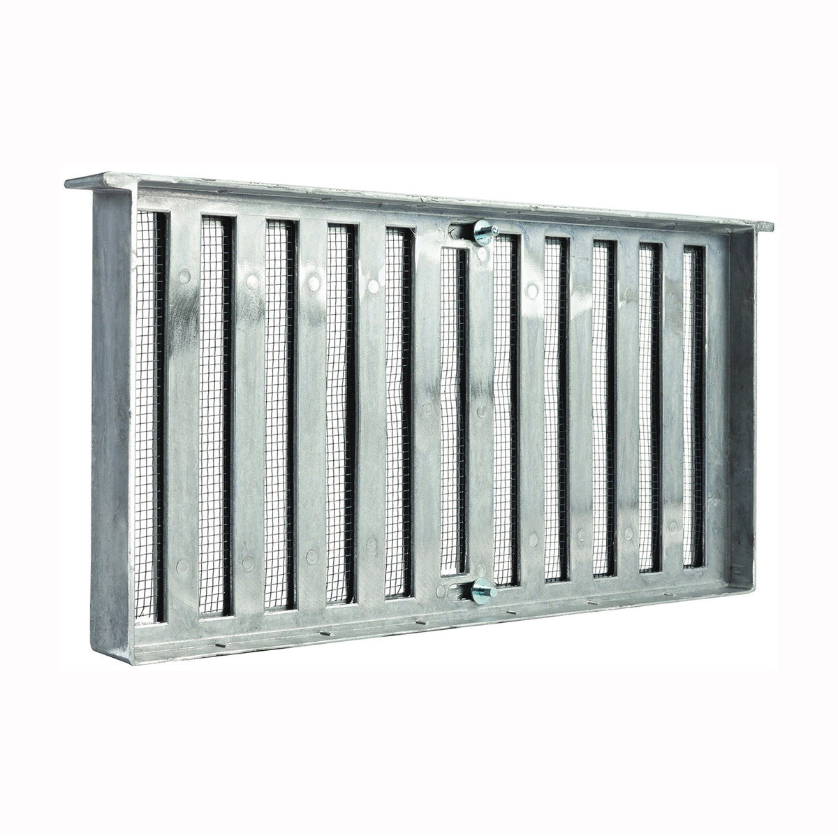 Master Flow 500 Foundation Vent, 28 sq-in Net Free Ventilating Area, Aluminum