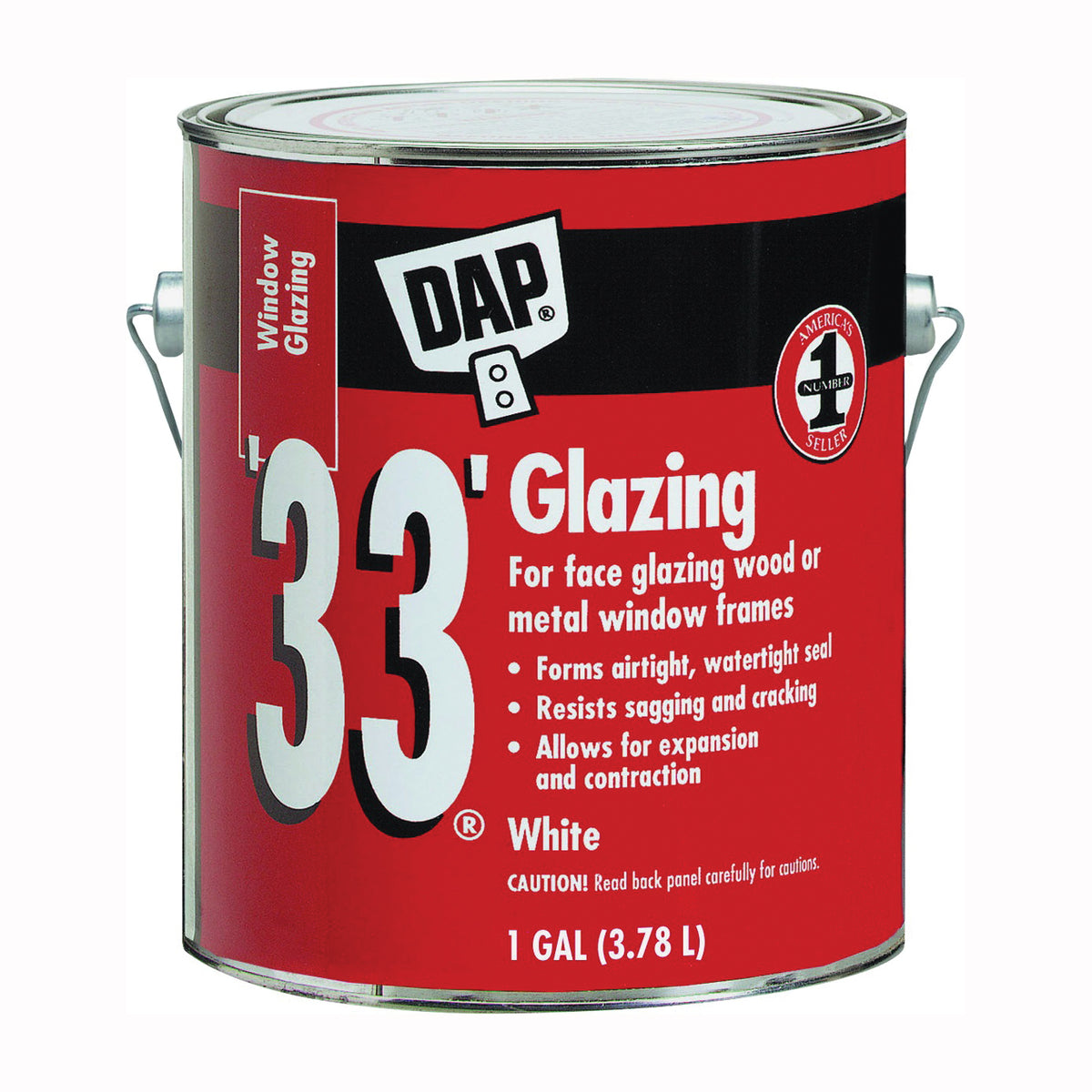 DAP 12019 Window Gazing, Paste, Slight, White, 1 gal Tub