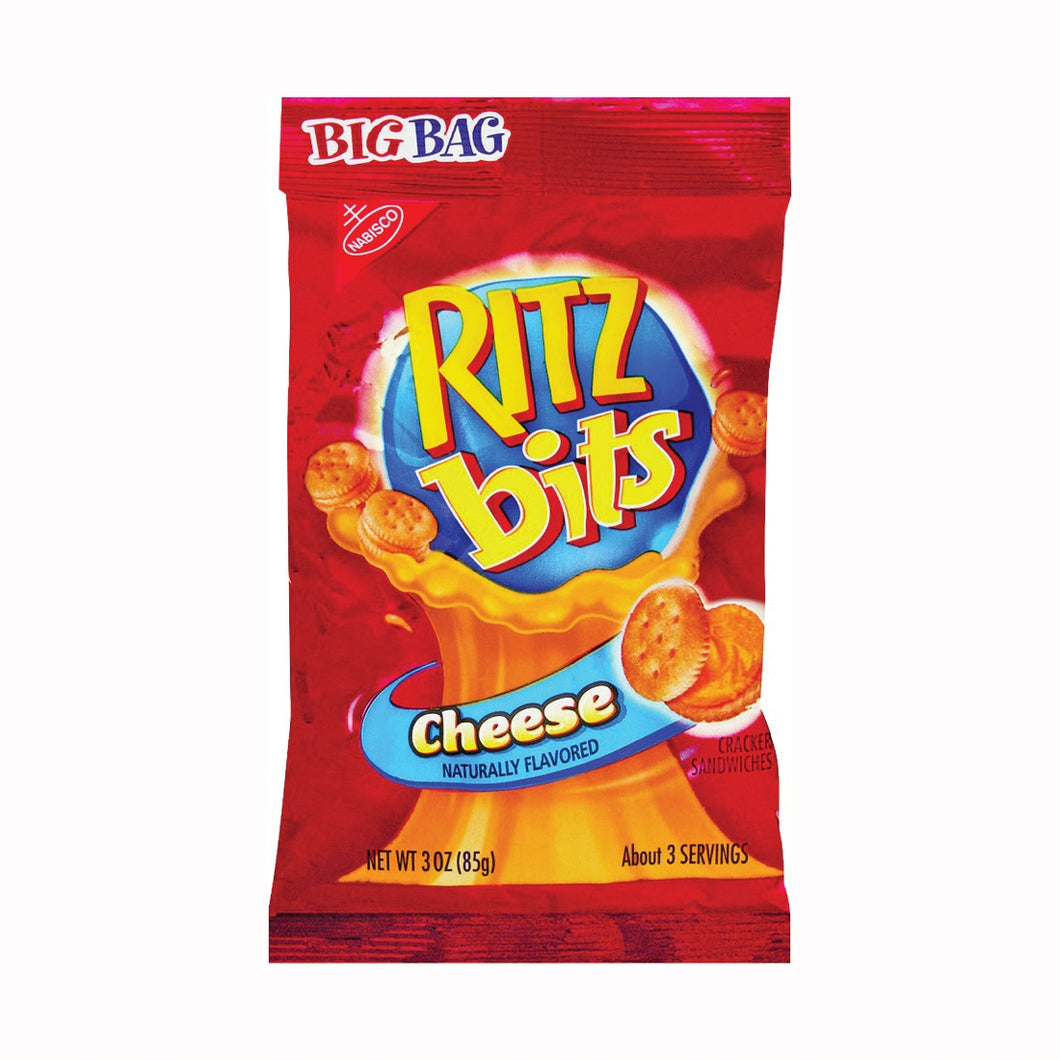 NABISCO 453035 Ritz Bits Crackers, Cheese Flavor, 3 oz Bag