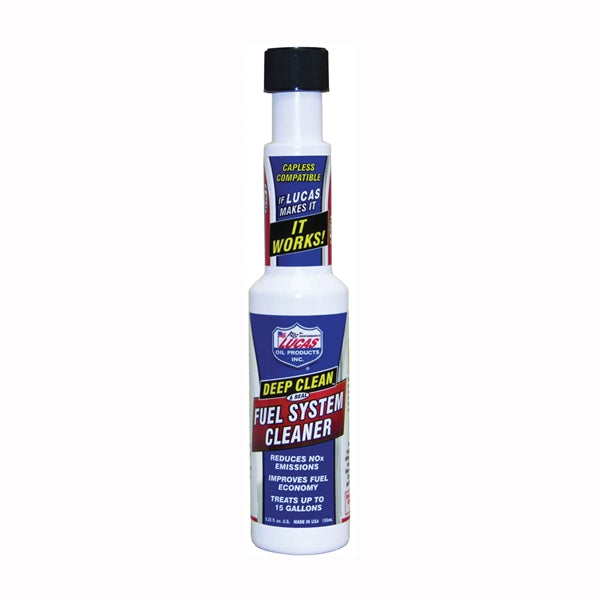 Lucas Oil Deep Clean 10669 Fuel System Cleaner Straw, 5.25 oz Bottle
