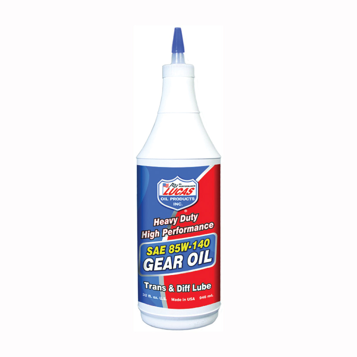 Lucas Oil 10042 Gear Oil, 85W-140, 1 qt Bottle