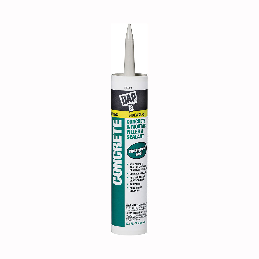 DAP 18096 Filler and Sealant, Gray, 10.1 oz Cartridge