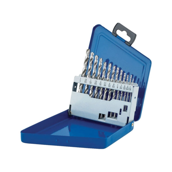 IRWIN 60136 Drill Bit Set, Standard, 13-Piece, M2 Steel, Bright