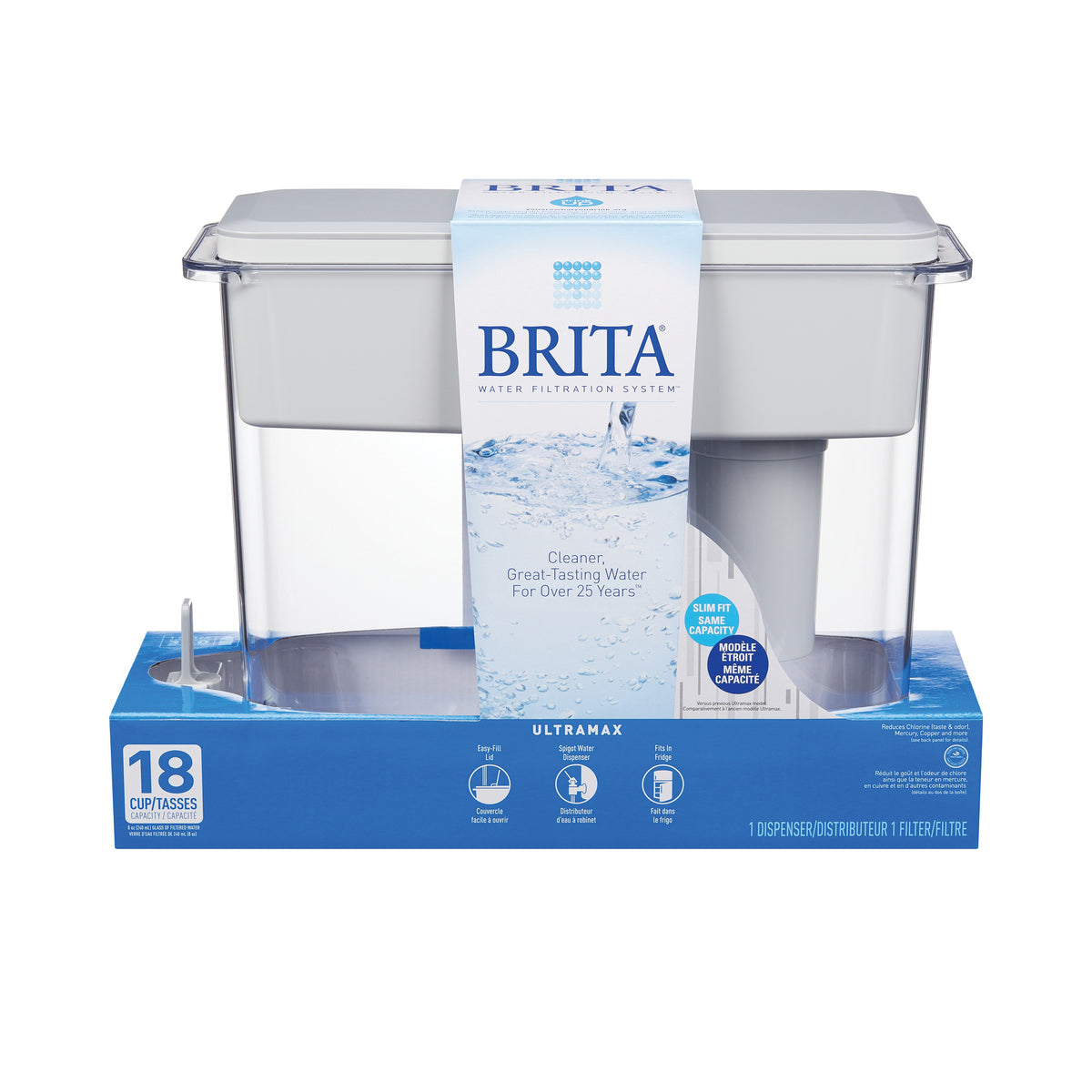 Brita 35034 Water Dispenser, 1.13 gal Capacity