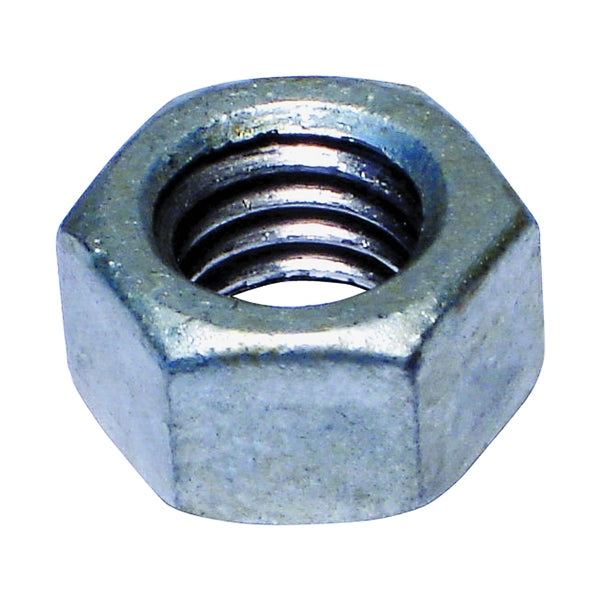 MIDWEST FASTENER 05617 Hex Nut, Coarse Thread, 3/8-16 Thread, Galvanized