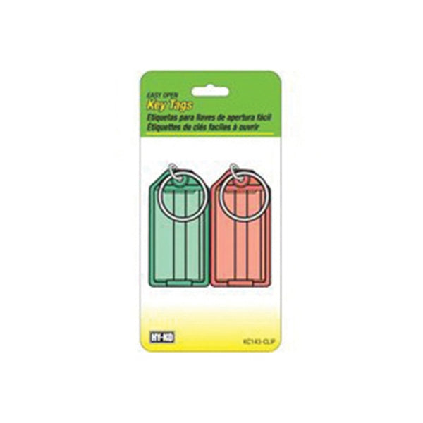 HY-KO KC143-CLIP Key Tag, Plastic