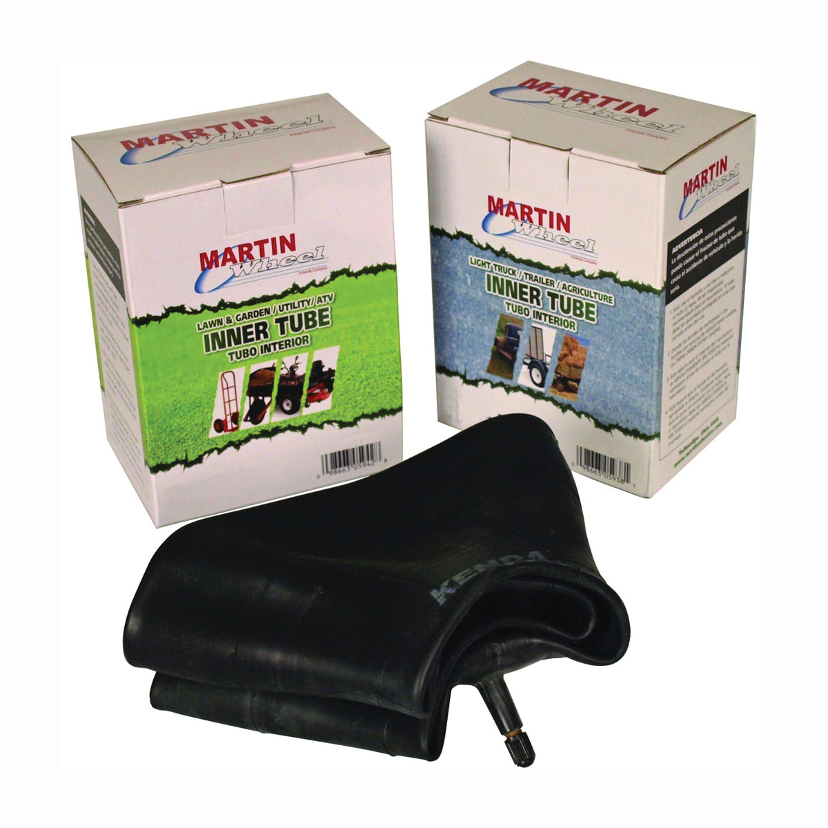 MARTIN Wheel T354K Inner Tube, 410/350-4, Butyl Rubber