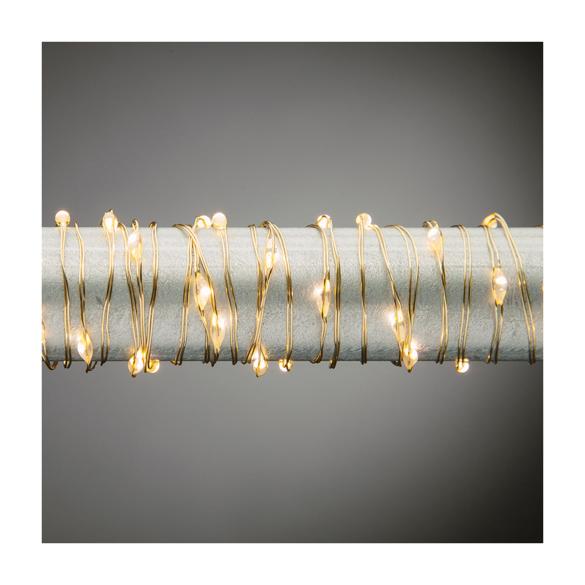 Gerson 93778 String Light, 62-Lamp, LED Lamp, Warm White Lamp, 132 in L