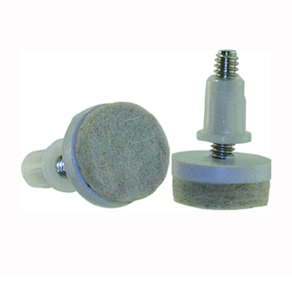Shepherd Hardware FeltGard Series 9909 Furniture Pad, 75 lb, Felt/Metal, Almond