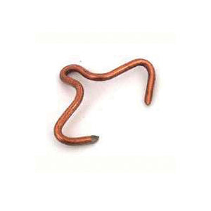 SEYMOUR 69302 Hog Ring, 11 ga Wire, Steel, Copper