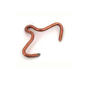 SEYMOUR 69300 Hog Ring, 11 ga Wire, Steel, Copper