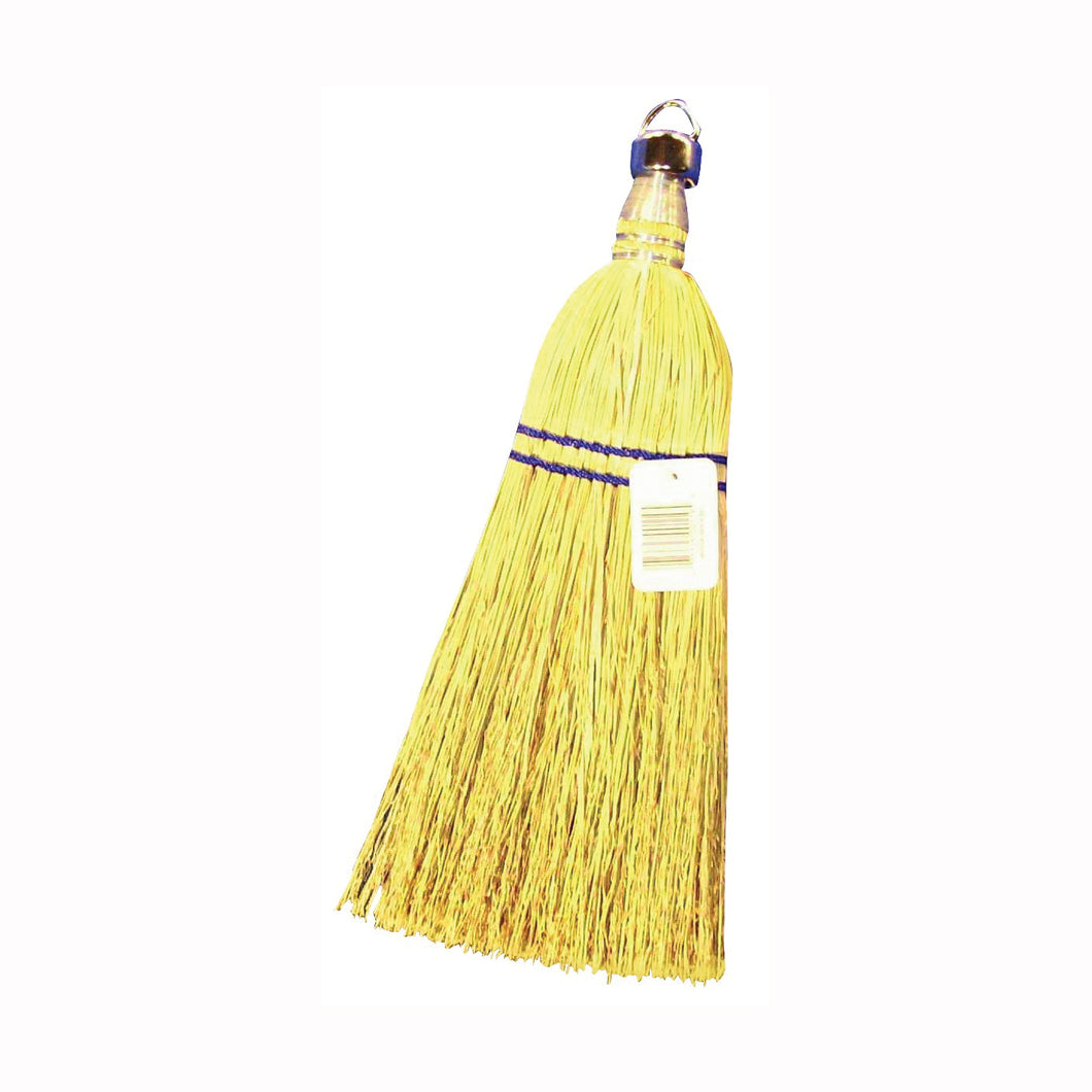 Chickasaw 19 Whisk Broom, 4 in Sweep Face, 7-1/2 in L Trim, Palmyra Fiber Bristle, 11-3/4 in OAL