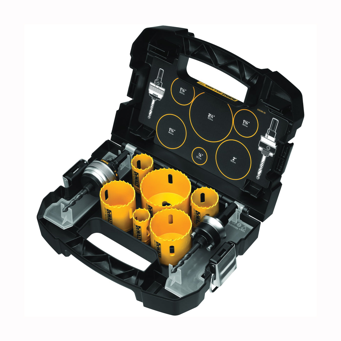 DeWALT D180002 Hole Saw Kit, 9-Piece