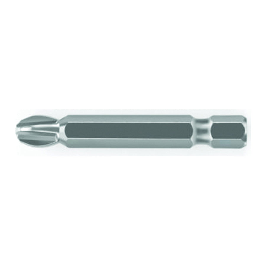 IRWIN 93063 Power Bit, #1 Drive, Phillips Drive, 1/4 in Shank, Hex Shank, 6 in L, S2 Steel