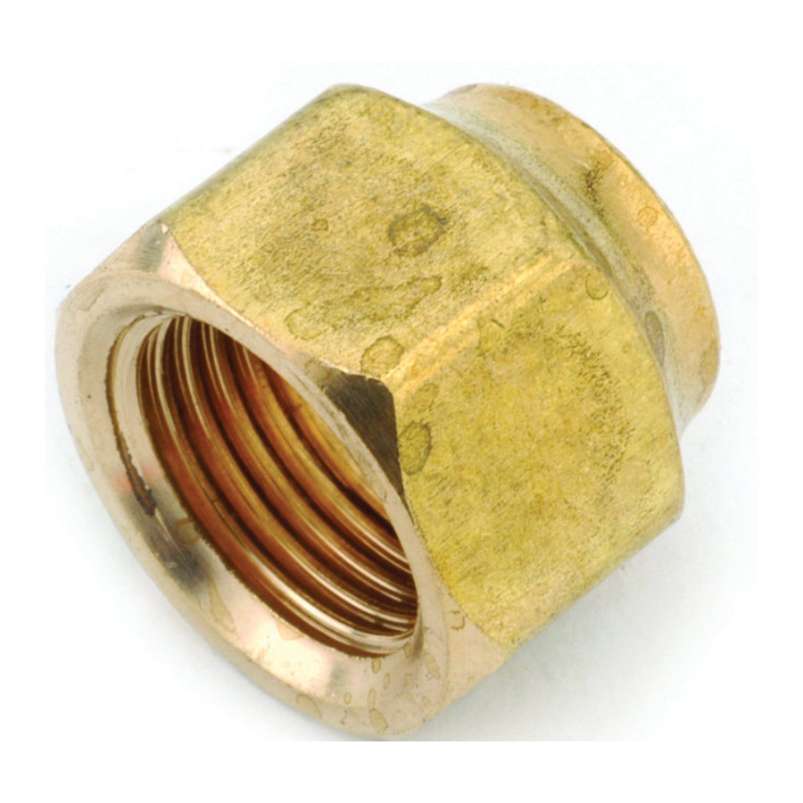 Anderson Metals 754018-08 Nut, 1/2 in, Flare, Brass