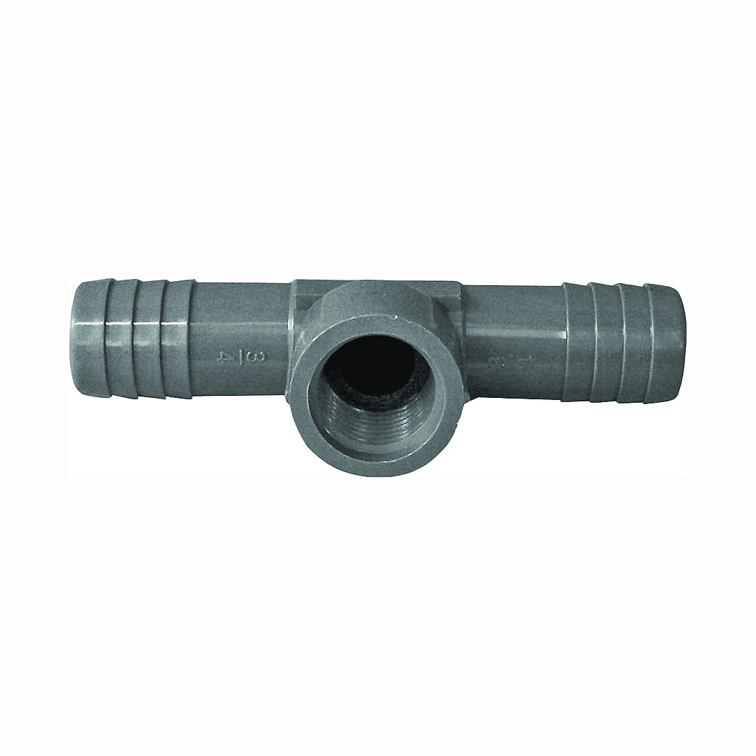 GENOVA 351485 Pipe Tee, 1 x 1 x 1/2 in, Insert x Insert x FIP, Polypropylene/PVC