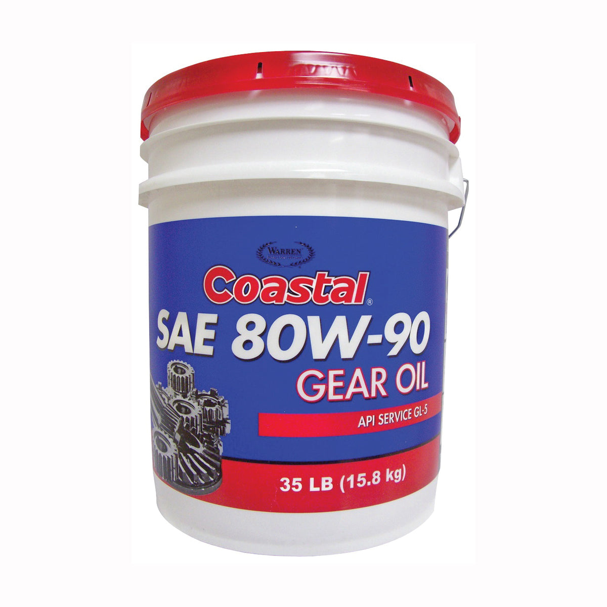 Coastal 12217 Gear Oil, 80W-90, 35 gal Pail