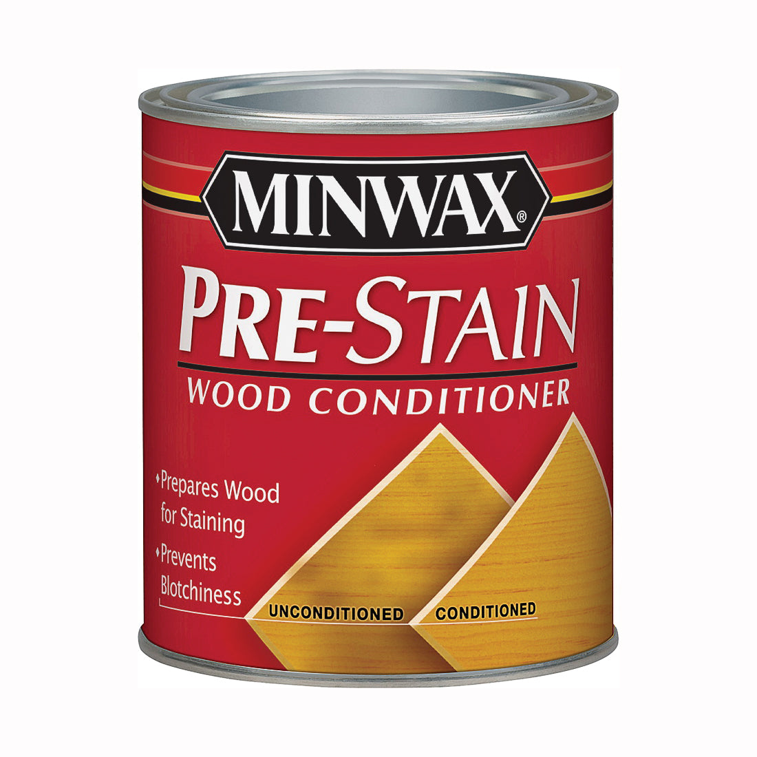 Minwax 61500444 Pre-Stain Wood Conditioner, Clear, Liquid, 1 qt, Can