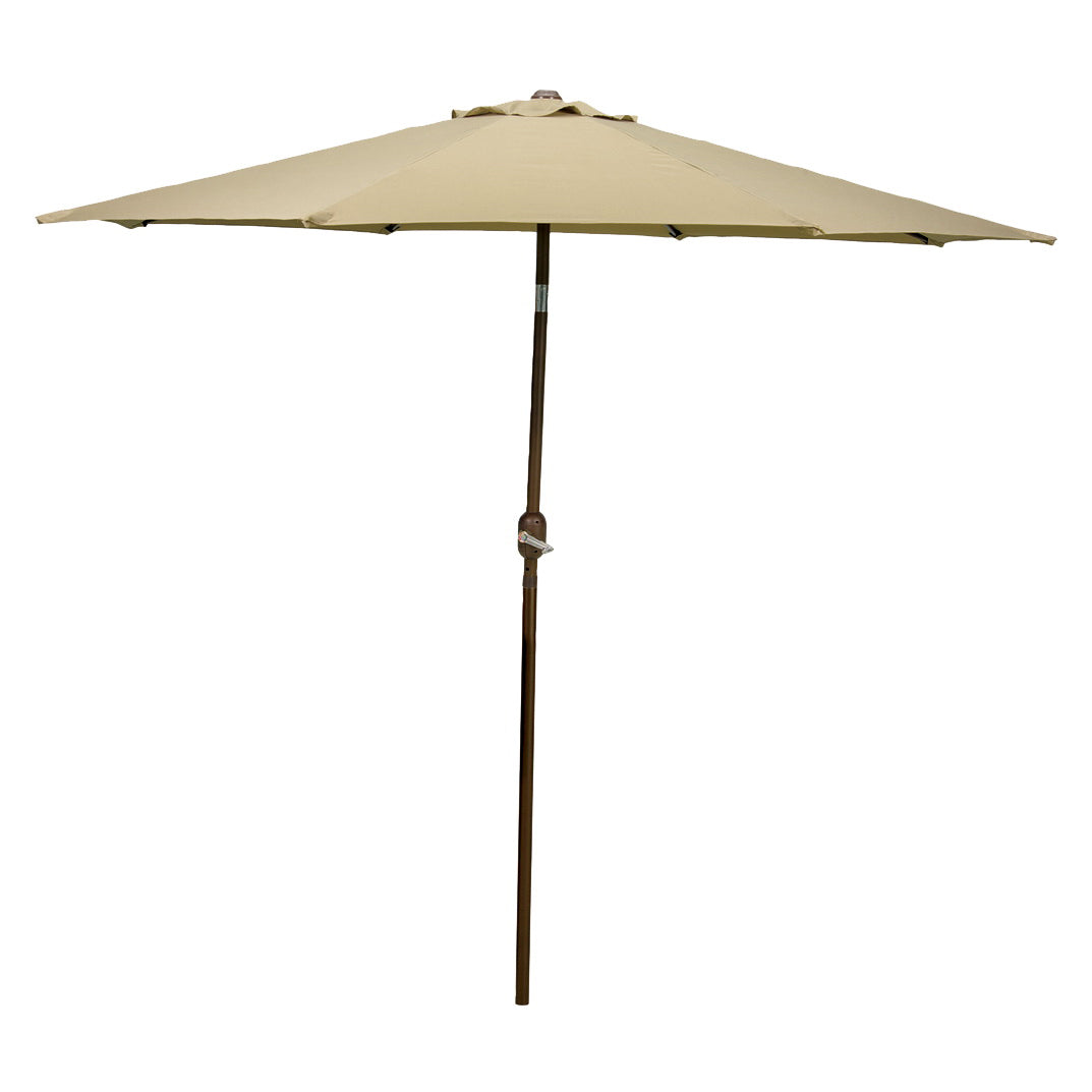 Seasonal Trends 65777/63865 Crank Umbrella, 92.9 in H, 107.9 in W Canopy, 107.9 in L Canopy, Round Canopy