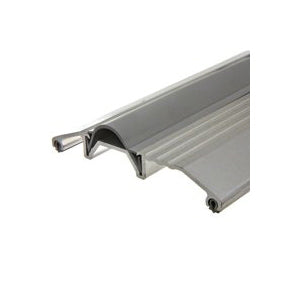 Frost King DT36/36A Top Threshold, 36 in L, 3-3/4 in W, Aluminum/Vinyl, Silver