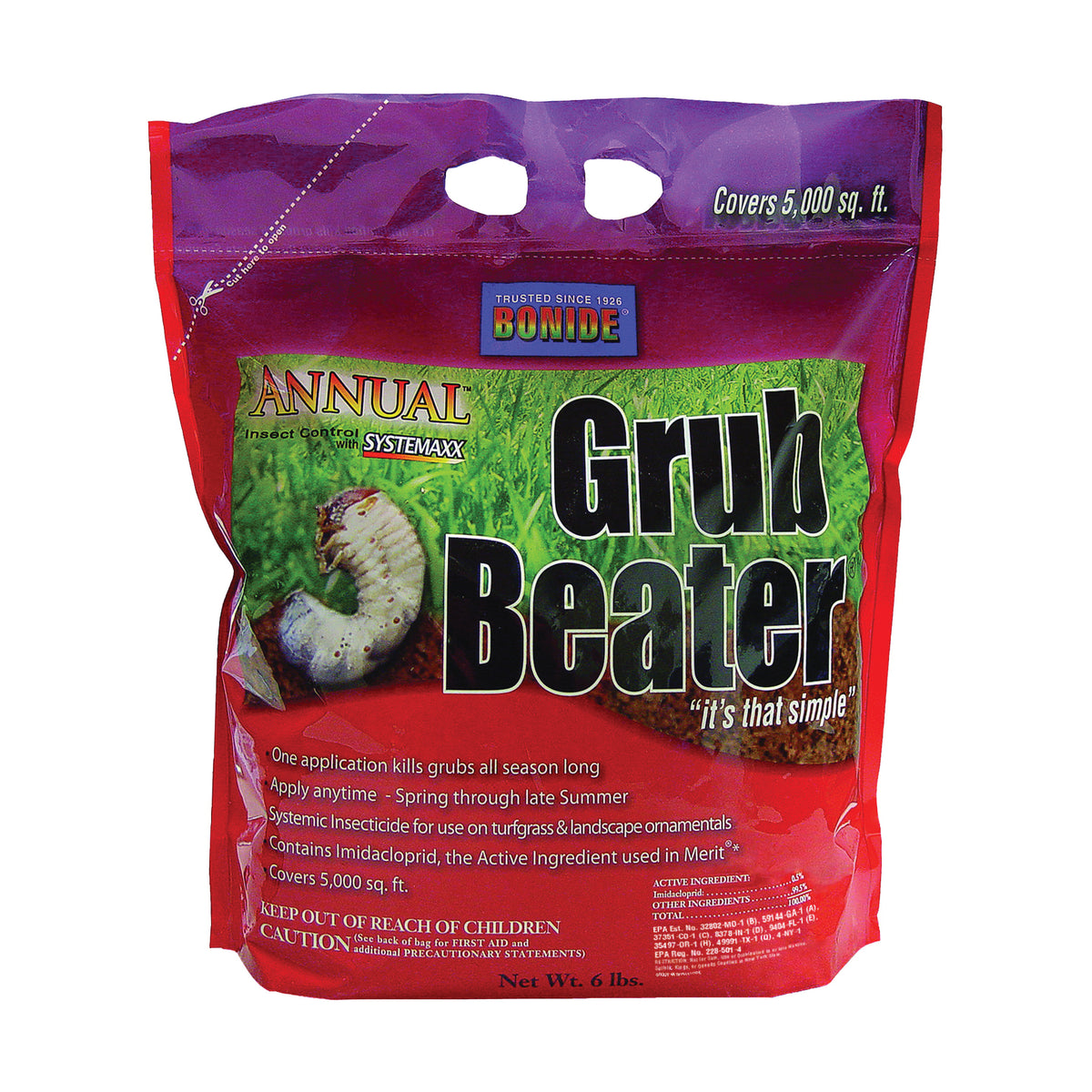 Bonide 603 Grub Beater, Solid, 6 lb Bag