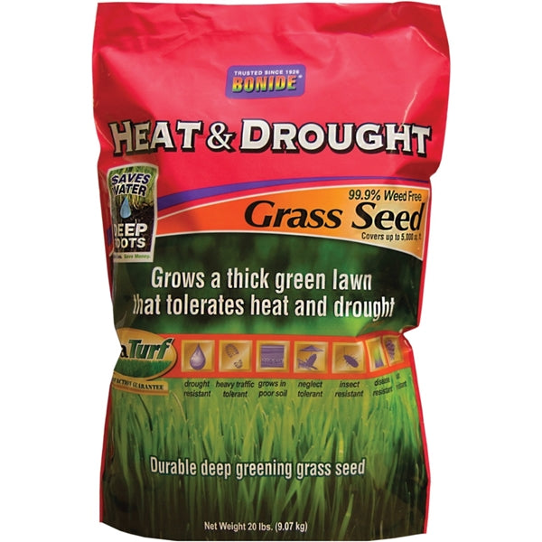 DuraTurf 60257 Heat and Drought Grass Seed, 20 lb Bag