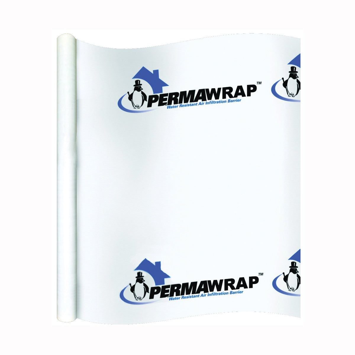 PermaPro 89100 House Wrap, 100 ft L, 9 ft W, Polypropylene
