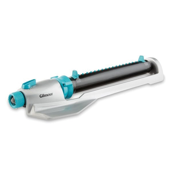 Gilmour 883033-1001 Oscillating Sprinkler, 3/4 in Connection, GHT, Rectangular, Metal