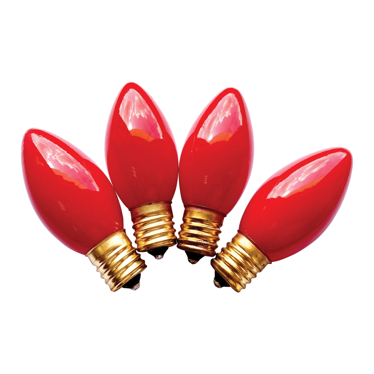 Hometown Holidays 16480 Replacement Bulb, 7 W, Intermediate Lamp Base, Incandescent Lamp, Ceramic Red Light