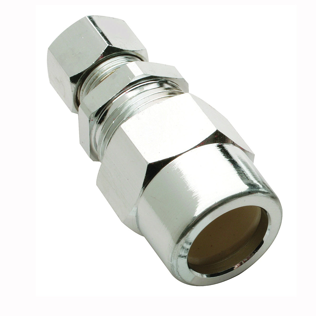 Plumb Pak PP32-10BRLF Transition Pipe Union, 1/2 x 3/8 in, Compression