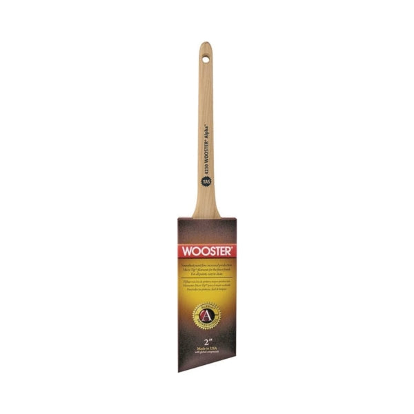 WOOSTER 4230-2 Paint Brush, 2 in W, 2-7/16 in L Bristle, Synthetic Fabric Bristle, Sash Handle