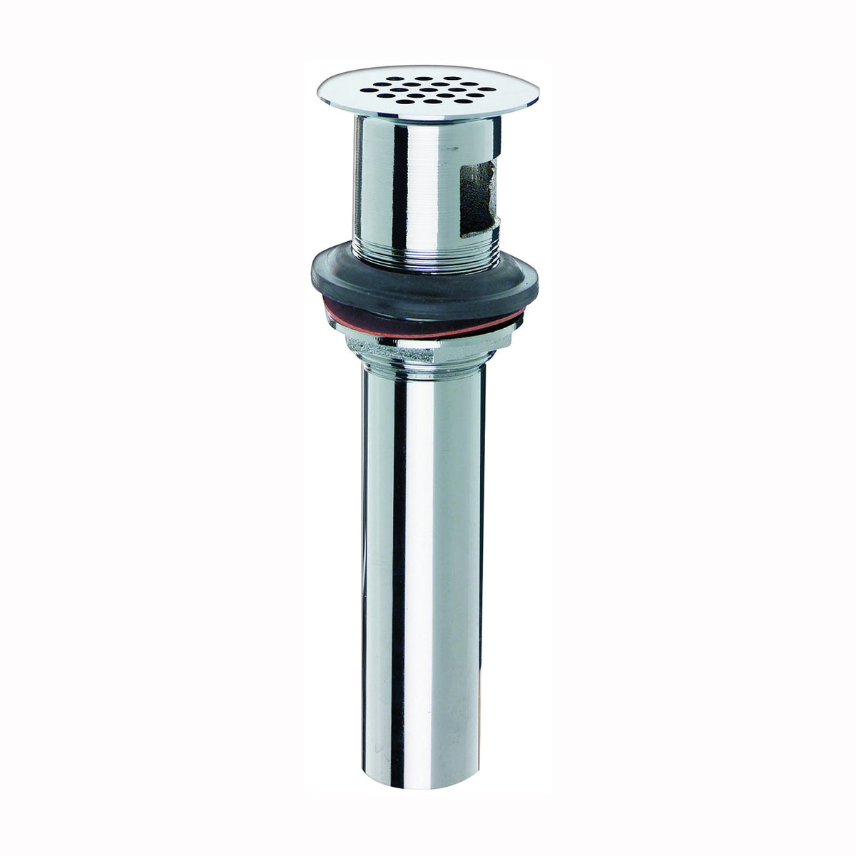 Plumb Pak PP856-80PC Lavatory Plug with Grid Strainer, Commercial-Grade, Pop-Out, Cast Brass, Chrome