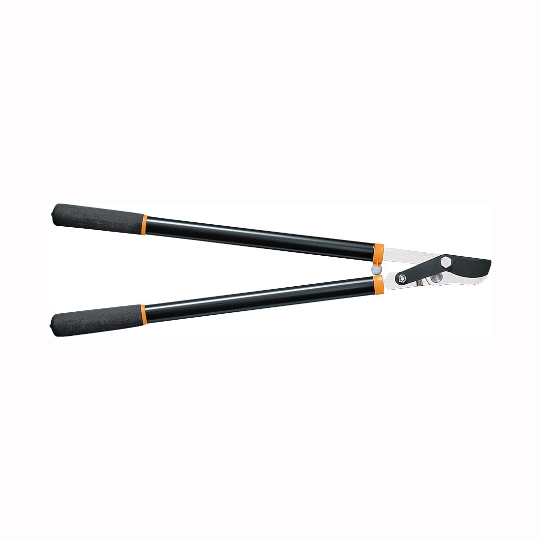 FISKARS 9132 Power Lever Lopper, 1-5/8 in Cutting Capacity, Bypass Blade, Steel Blade, Steel Handle, 28 in OAL
