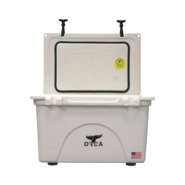 ORCA ORCW040 Cooler, 40 qt Cooler, White, Up to 10 days Ice Retention