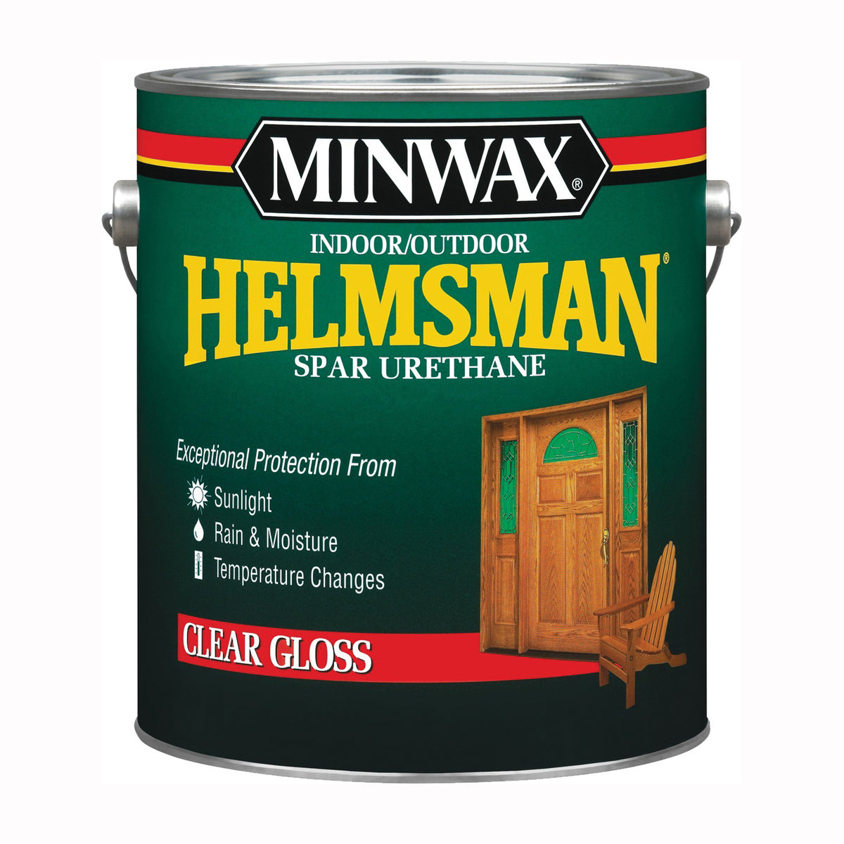 Minwax Helmsman 13200000 Spar Urethane Paint, High-Gloss, Liquid, 1 gal, Pail