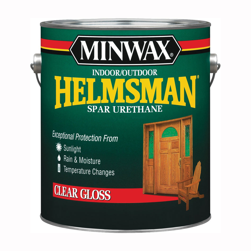 Minwax Helmsman 13200000 Spar Urethane Paint, High-Gloss, Liquid, 1 gal, Pail