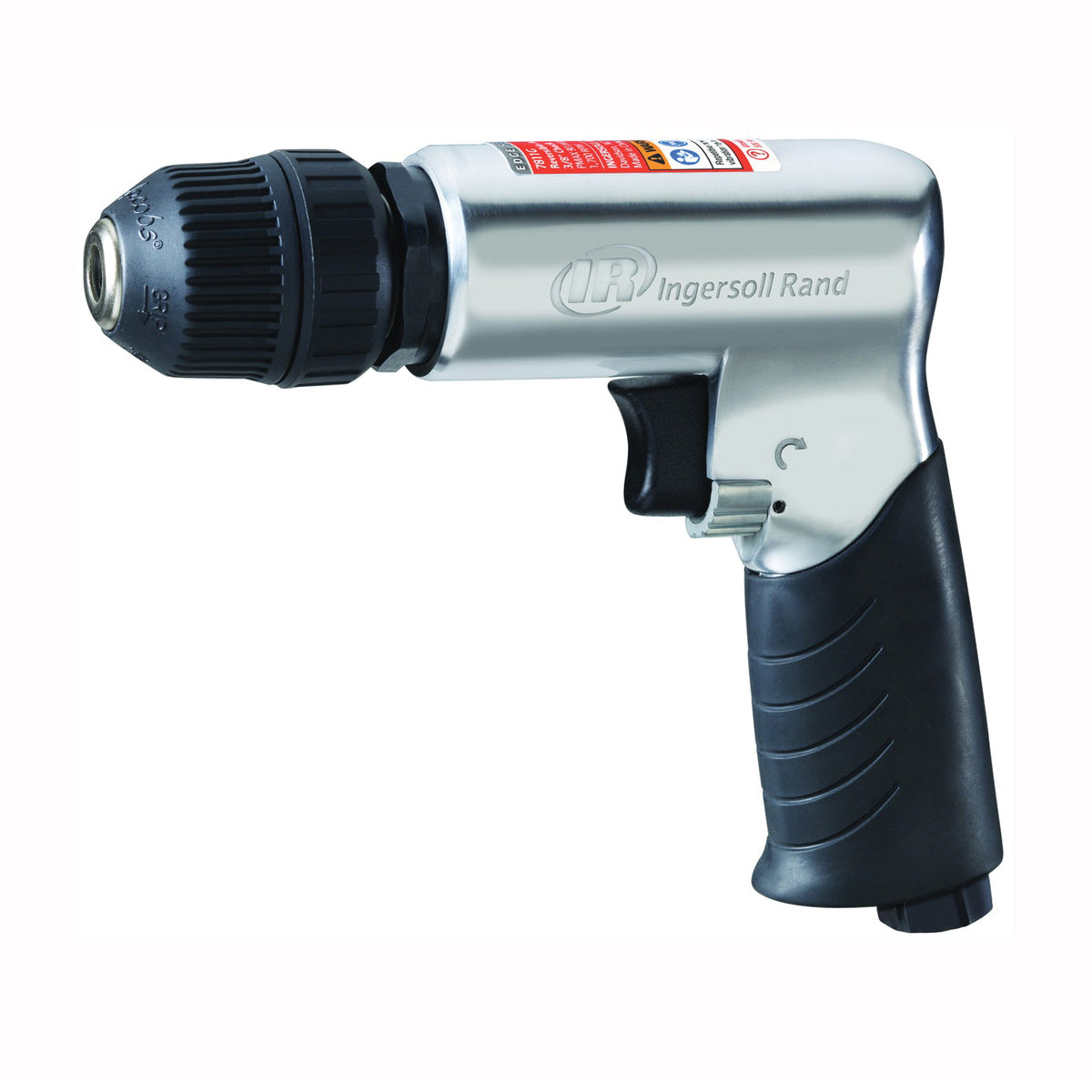 Ingersoll Rand 7811G Air Drill, 3/8 in Chuck, Keyless Chuck, 1/2 hp, 4 cfm Air