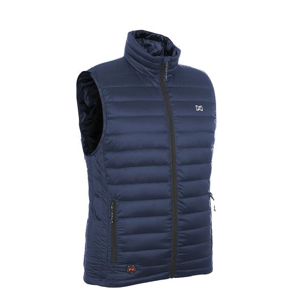 Mobile Warming MWJ18M08-06-05 Endeavor Vest, XL, Men&#39;s, Fits to Chest Size: 44 in, Nylon, Navy