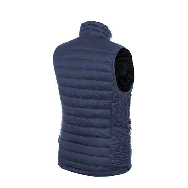 Mobile Warming MWJ18M08-06-04 Endeavor Vest, L, Men's, Fits to Chest Size: 42 in, Nylon, Navy