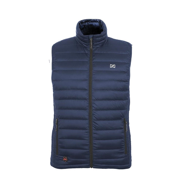 Mobile Warming MWJ18M08-06-04 Endeavor Vest, L, Men&#39;s, Fits to Chest Size: 42 in, Nylon, Navy