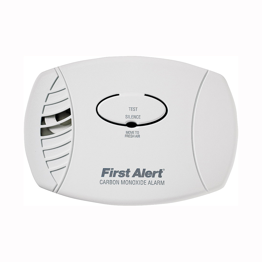 FIRST ALERT CO600 Carbon Monoxide Alarm, 10 ft, 85 dB, Alarm: Audible, Electrochemical Sensor
