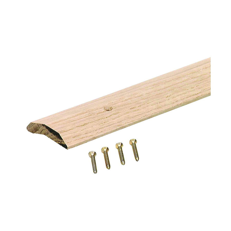 M-D 85415 Carpet Trim, 36 in L, 2 in W, Hardwood, Unfinished