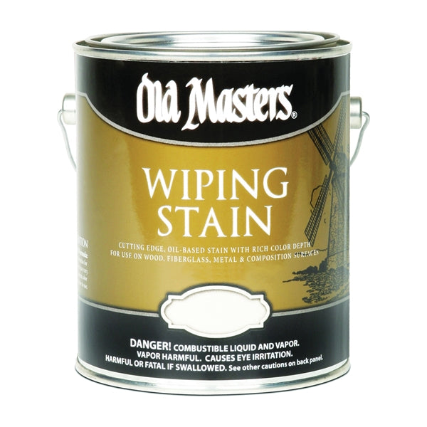 Old Masters 11101 Wiping Stain, Natural Tint Base, Liquid, 1 gal, Can