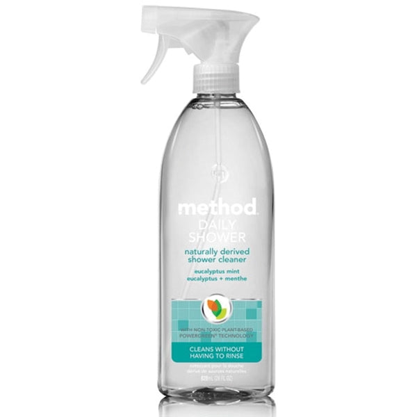 method 1390 Shower Cleaner, 28 oz, Liquid, Pleasant, Colorless/Translucent