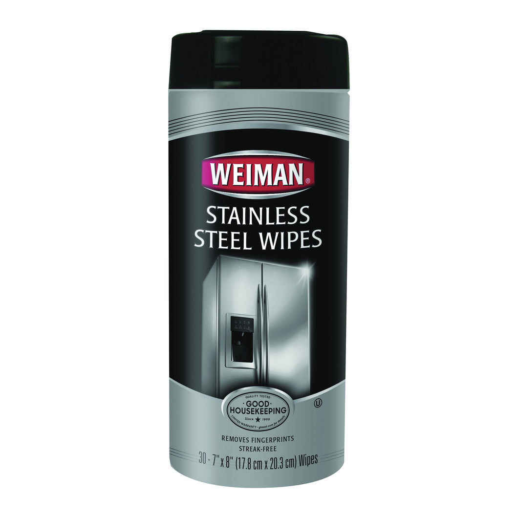 Weiman 92 Stainless Steel Wipes, 8 in L, 7 in W, Fresh