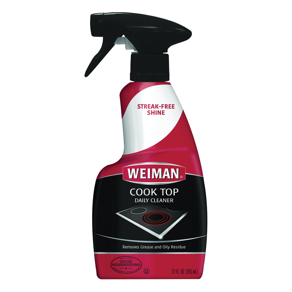 Weiman 70 Cooktop Cleaner, 12 oz, Liquid, Apple, Clear