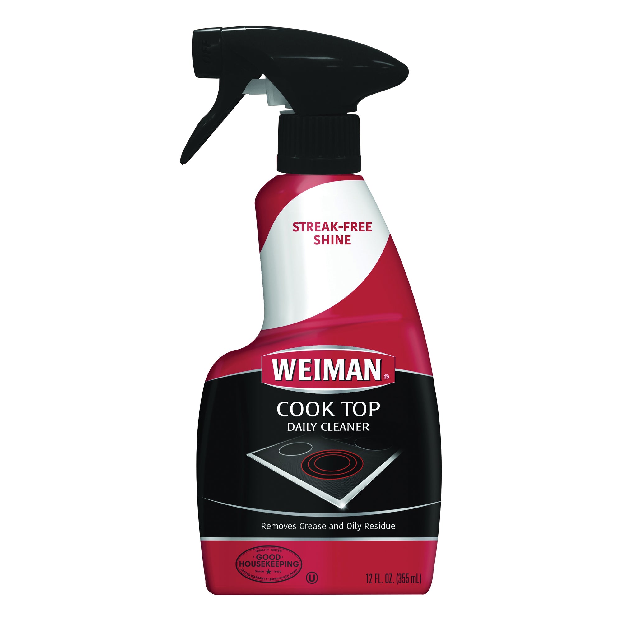 Weiman 70 Cooktop Cleaner, 12 oz, Liquid, Apple, Clear