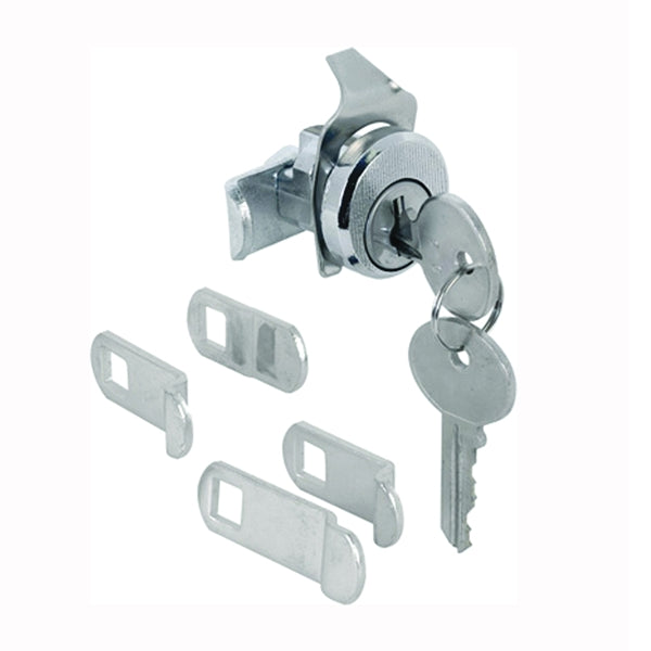 Defender Security S 4533 Mailbox Lock, Tumbler Lock, Steel, Nickel