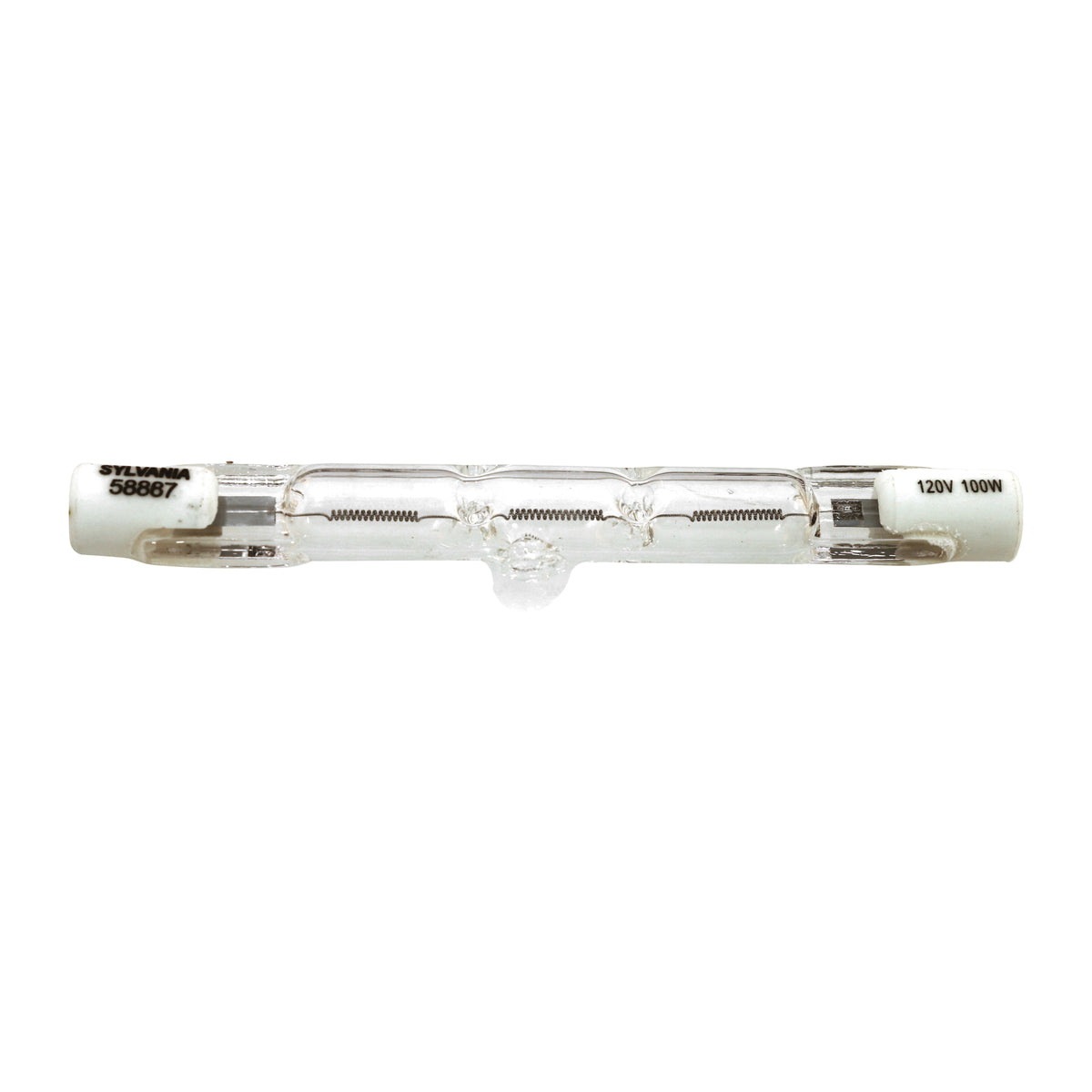 Sylvania 58887 Specialty Halogen Lamp, 100 W, Recessed Single Contact Lamp Base, T3 Lamp, 1600 Lumens, 2950 K Color Temp