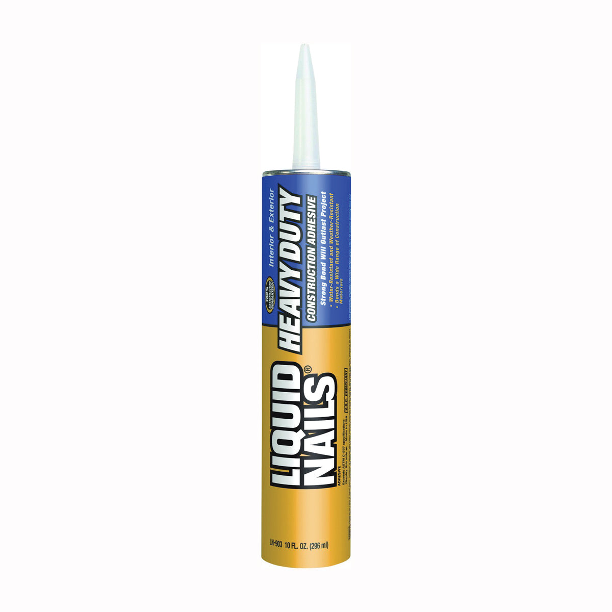 Liquid Nails LN-903-10 oz Construction Adhesive, Tan, 10 oz Cartridge